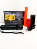 Lanterna Portátil Led Recarregável X900