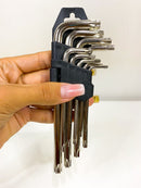 Jogo de Chaves Allen Torx Com Furo