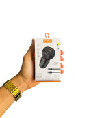 KIT CARREGADOR VEICULAR TURBO 60W GOLD TIPO C - LIGHTNING CJ12