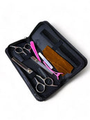 Kit Tesouras e Acessórios Para Barbeiro