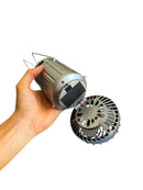 LAMPIÃO LANTERNA LED COM VENTILADOR USB E ENERGIA SOLAR