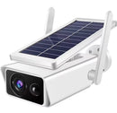 Câmera de Segurança Wifi Com Placa Solar