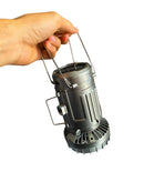 LAMPIÃO LANTERNA LED COM VENTILADOR USB E ENERGIA SOLAR