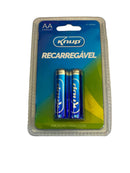 Kit 2 Pilhas Recarregáveis KNUP AA