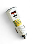 Kit Carregador + Cabo Turbo Automotivo 40W GOLD