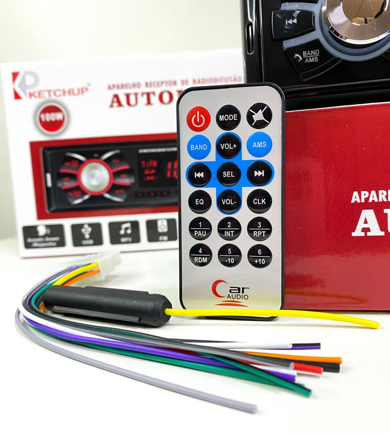 Som Automotivo Ketchup Com Bluetooth
