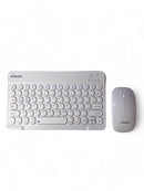 Kit Teclado e Mouse Bluetooth Colorido Ultra Fino