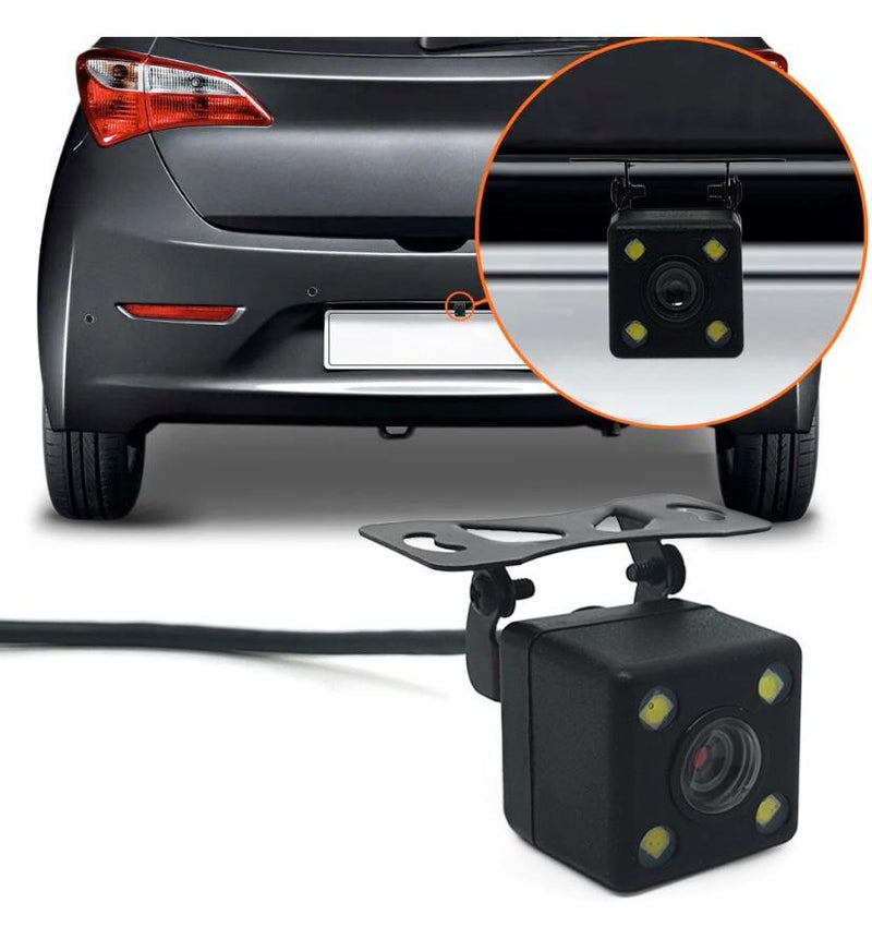 Retrovisor Com Câmera de Ré e Frontal