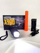 Lanterna Portátil Led Recarregável X900
