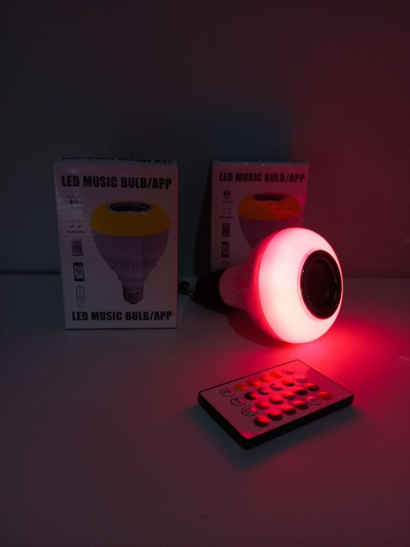 Lâmpada Musical Colorida Bluetooth