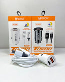 Kit Cabo e Carregador Turbo Automotivo Hrebos V8