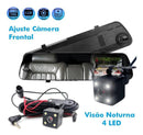 Retrovisor Com Câmera de Ré e Frontal