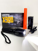 Lanterna Portátil Led Recarregável X900
