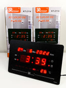 Relógio Led Digital de Parede Ketchup KT-2114
