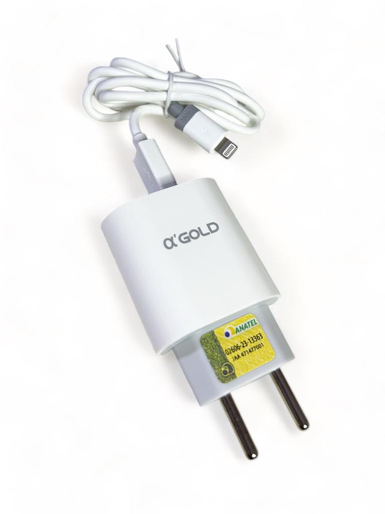 Carregador de Celular Turbo Para IOS Gold