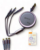 Cabo USB 3 em 1 GOLD