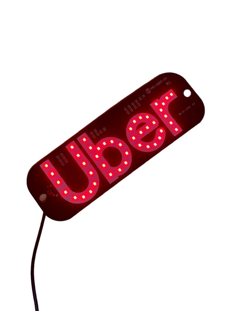 Placa Refletiva Uber