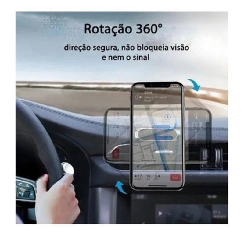 Suporte de Celular Veicular Magnético H'maston