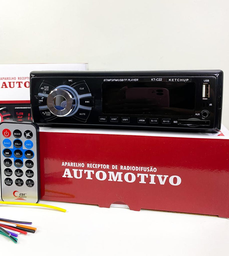 Som Automotivo Ketchup Com Bluetooth
