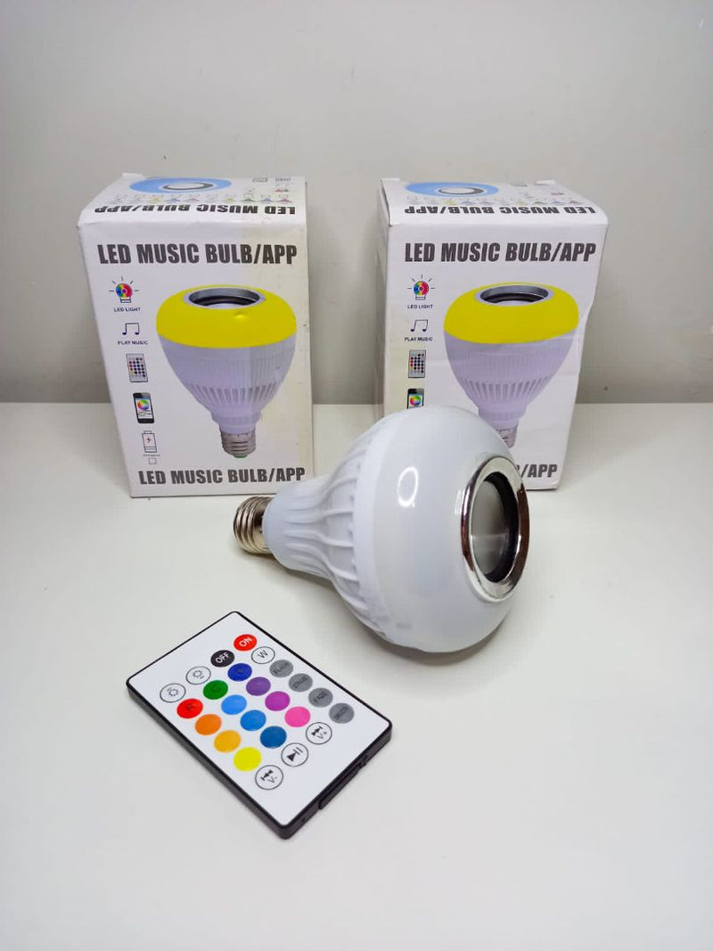 Lâmpada Musical Colorida Bluetooth