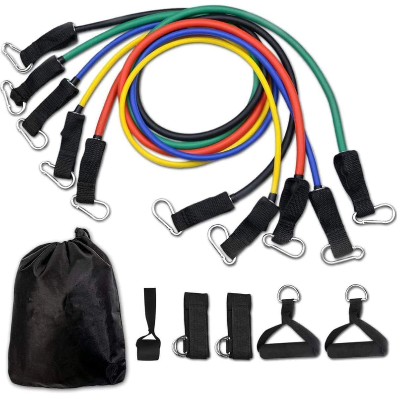 Kit de Extensores Elásticos Para Exercícios