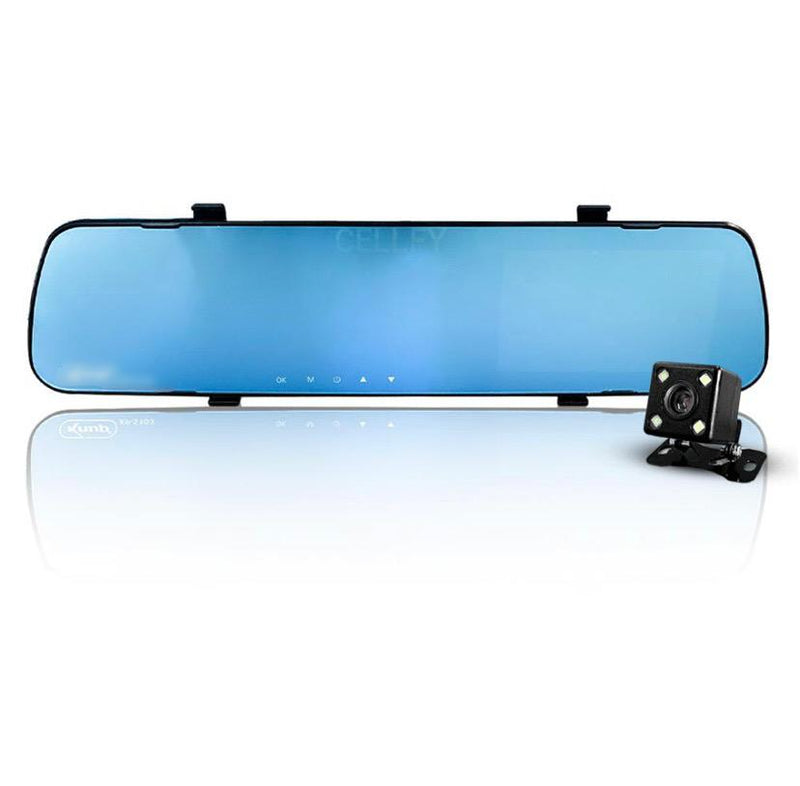 Retrovisor Com Câmera de Ré e Frontal