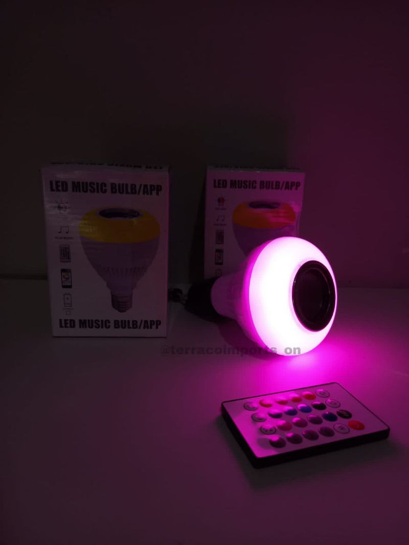 Lâmpada Musical Colorida Bluetooth