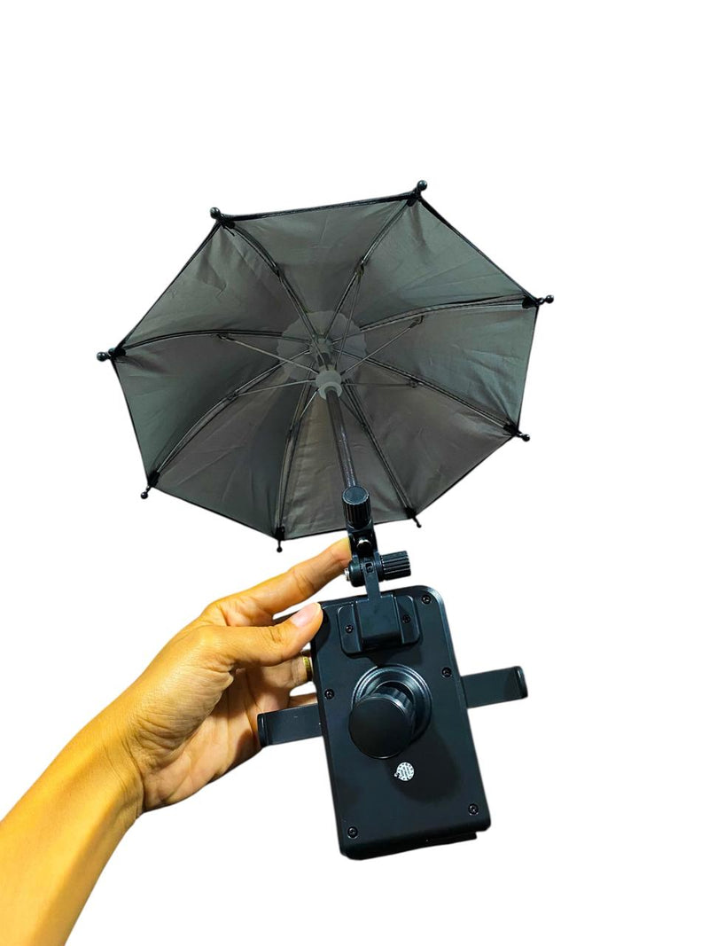 SUPORTE DE CELULAR PARA MOTO COM MINI GUARDA CHUVA OBERON OR-SP25