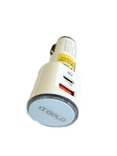 Kit Carregador + Cabo Turbo Automotivo 40W GOLD