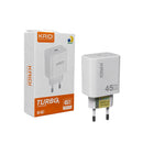 FONTE CARREGADOR TURBO KAIDI 45W KD-667