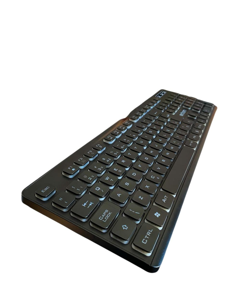 TECLADO GAMER RGB EXBOM BK-155C