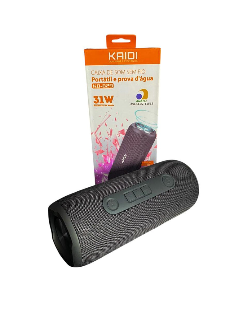 CAIXA DE SOM KAIDI 31W KD-829 IPX7