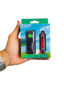 LANTERNA DE SEGURANÇA PARA BICICLETA ONISTEK RECARREGÁVEL