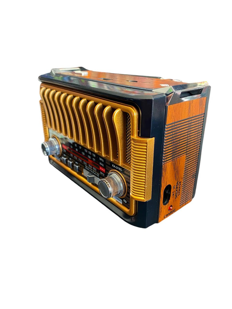 Rádio Retrô FM AM BLUETOOTH Kapbom KA-3185