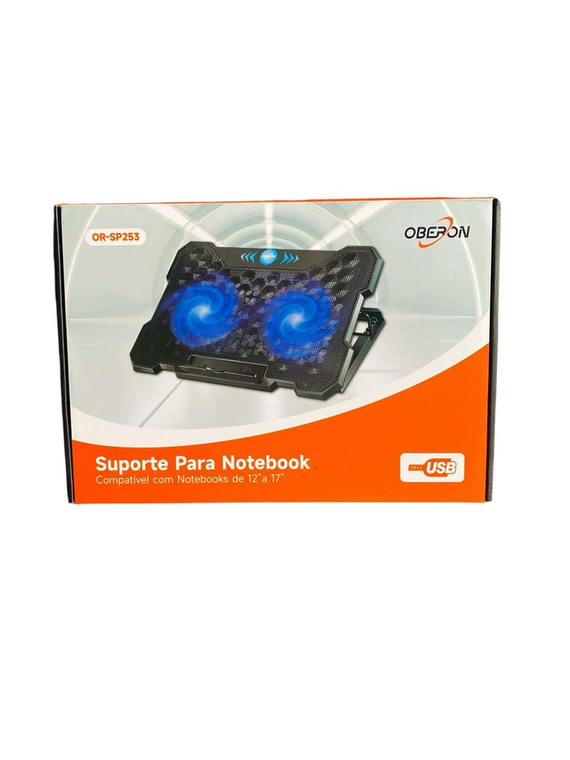 SUPORTE PARA NOTEBOOK COM COOLER