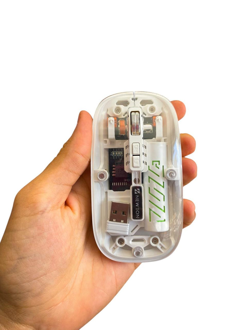 MOUSE BLUETOOTH + 2.4GHZ RECARREGÁVEL NEWION NMS-009