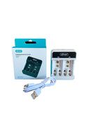 CARREGADOR DE PILHAS KNUP AA/AAA/9V