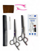 Kit Tesouras e Acessórios Para Barbeiro
