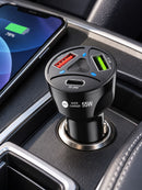 Carregador Veicular Turbo 55W Lukton QCC-006