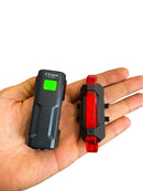 LANTERNA DE SEGURANÇA PARA BICICLETA ONISTEK RECARREGÁVEL