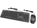 Kit Teclado e Mouse Com Fio Lehmox LEY-214