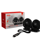 MINI VENTILADOR AUTOMOTIVO DUPLO KNUP 4” 12V