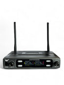 Microfone Duplo Profissional Sem Fio Altomex M-998W