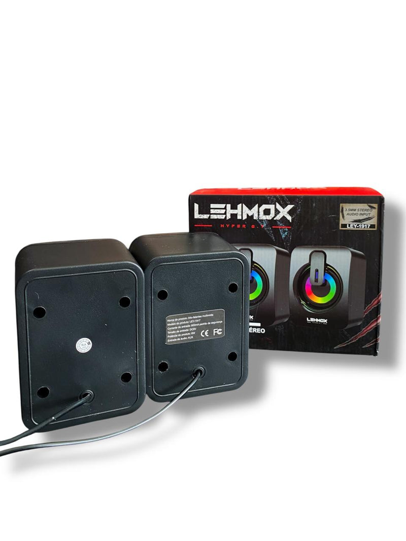 CAIXA DE SOM RGB PARA PC LEHMOX LEY-1917