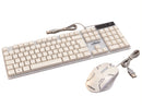 Kit Teclado e Mouse Gamer Branco RGB Lehmox LEY-2073