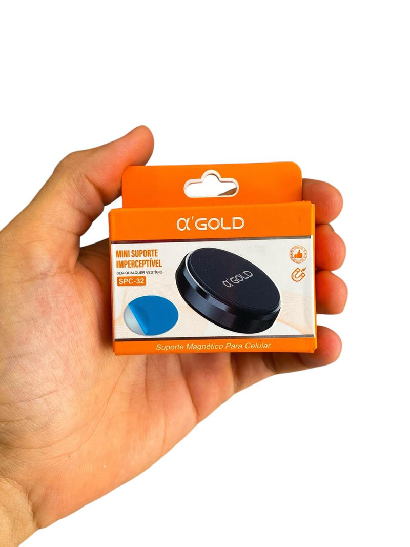 MINI SUPORTE DE CELULAR MAGNÉTICO GOLD SPC-32