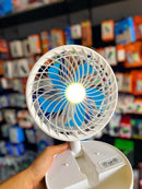 VENTILADOR PORTÁTIL REGULÁVEL COM SUPORTE PARA CELULAR