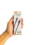 CABO DE CARGA TURBO IOS LIGHTNING GOLD 25W CB39-2