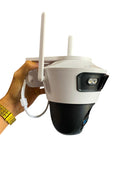 CÂMERA DE MONITORAMENTO WIFI 2 EM 1 A PROVA D'ÁGUA JORTAN