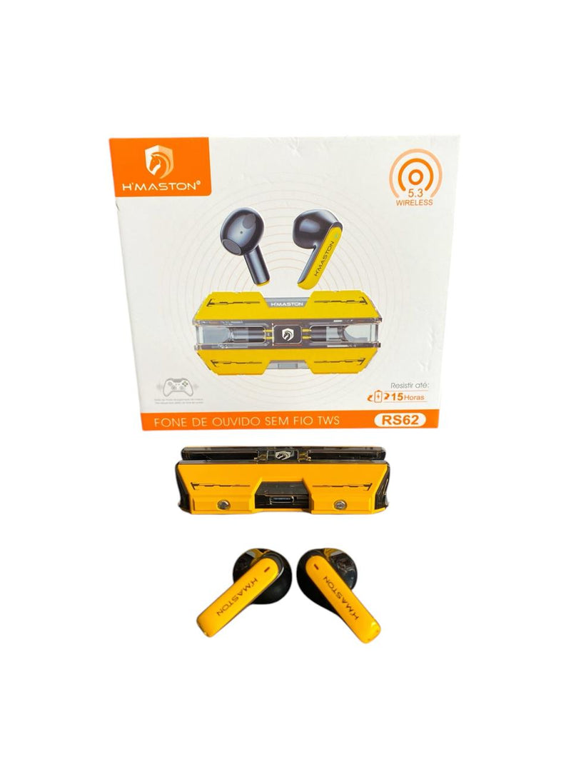FONE DE OUVIDO BLUETOOTH TWS HMASTON RS62